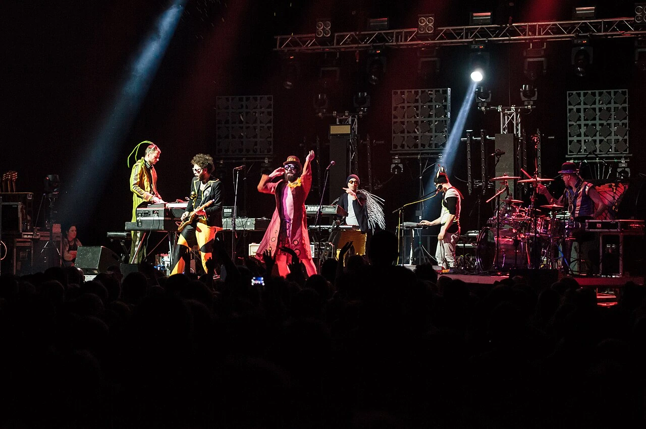 Łąki Łan na scenie podczas Rocket Festiwal w 2013 roku