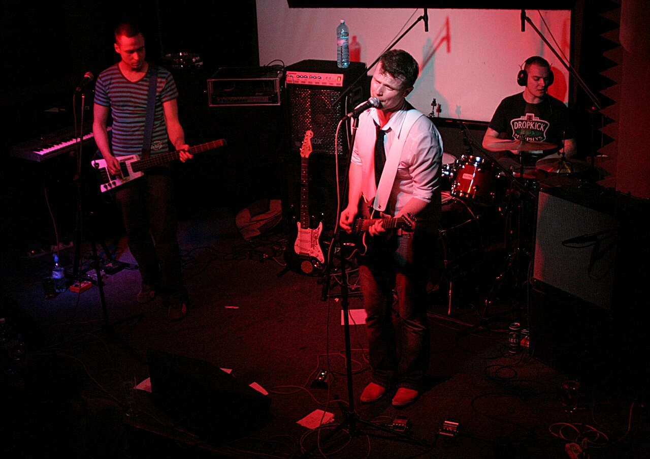 Michał Wiraszko performing with Muchy at BlueNote in 2007