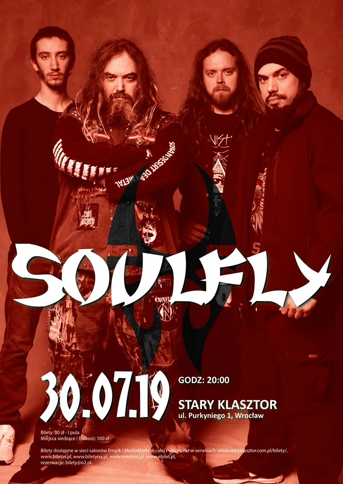 Concert poster: Soulfly