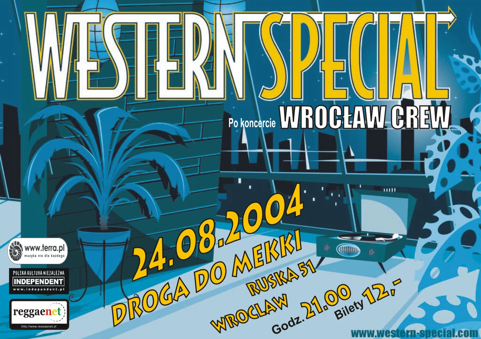 Concert poster: WESTERN SPECIAL W DRODZE DO MEKKI